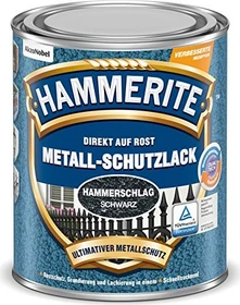 Hammerite Hammerschlag Metallschutz-Lack außen schwarz, 750ml
