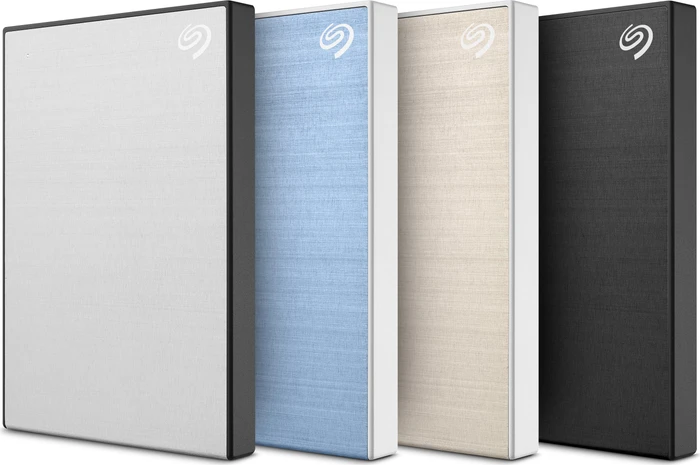 Seagate Backup Plus Slim Portable, gold/grau, 1TB, USB 3.0 Micro-B