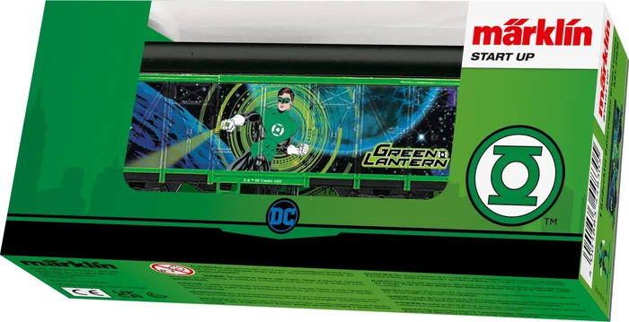 Märklin - Start up Spur H0 Güterwagen - Gedeckter Güterwagen Green Lantern