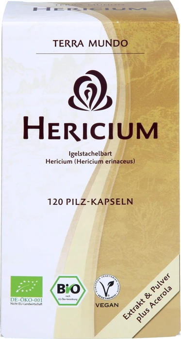 Terra Mundo Hericium BIO Vitalpilz Kapseln, 120 Stück