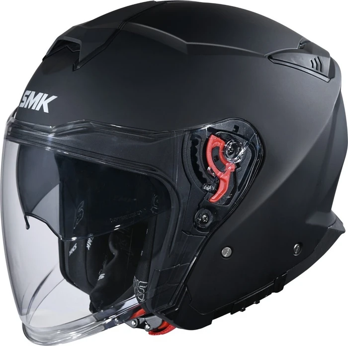 SMK Helmets GTJ Solid matt schwarz (MA200)