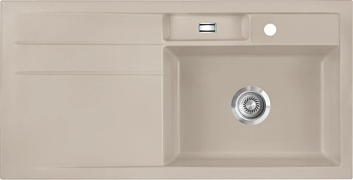 systemceram Bela 100 Einbau Becken rechts fango