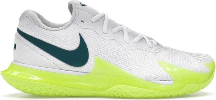 Nike NikeCourt Zoom Vapor Cage 4 Rafa white/volt/geode teal (Herren)