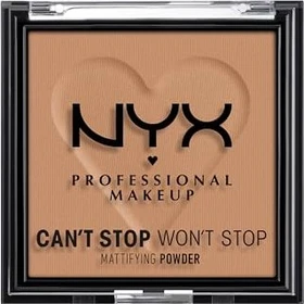 NYX Can't Stop Won't Stop Mattifying Powder Caramel 07, 6g