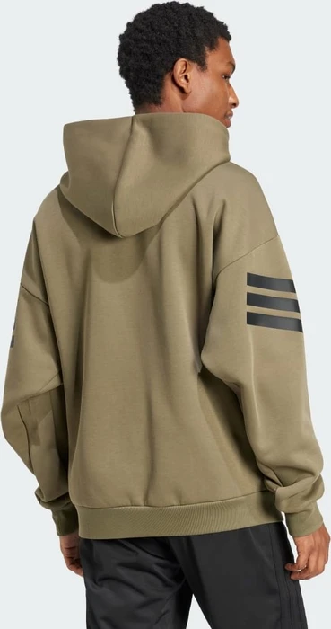 adidas Future Icons 3-Streifen Hoodie olive strata (Herren)