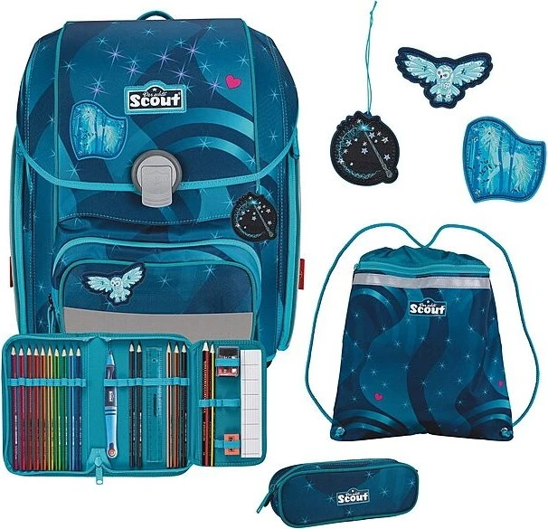 Scout Genius LED Heaven Schultaschen-Set, 4-tlg.