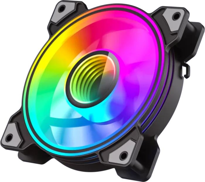 GameMax Dual Ring Infinity, schwarz, 120mm