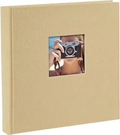 Goldbuch Buch Fotoalbum Bella Vista 25x25 weiße Seiten beige