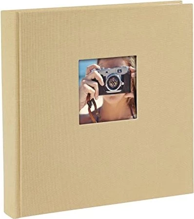 Goldbuch Buch Fotoalbum Bella Vista 25x25 weiße Seiten beige