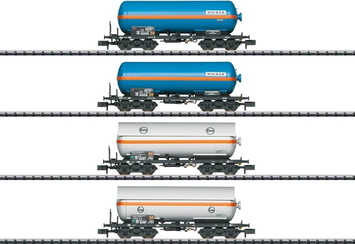Trix - Spur N - Wagen-Set Druckgas-Kesselwagen