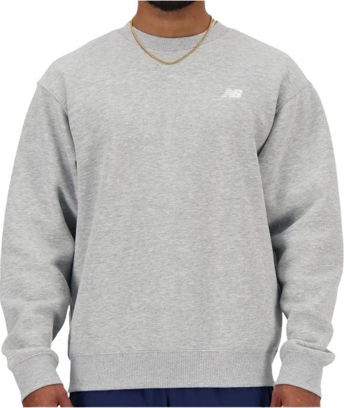 New Balance Sport Essentials Fleece Sweatshirt athletic grey/white (Herren)