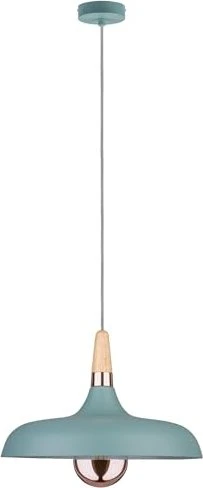 Paulmann Neordic Juna Pendelleuchte 1-flammig grün/kupfer/holz