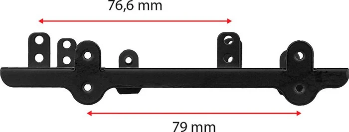 Axagon 5.25" auf 4x 2.5" Einbaurahmen, schwarz