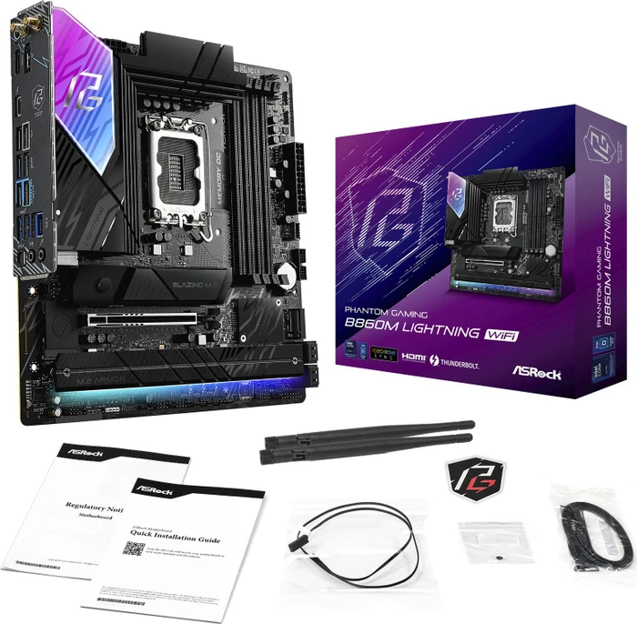 ASRock Phantom Gaming B860M Lightning WiFi (Intel 1851)