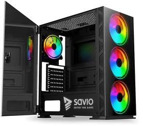 Savio Prime X1 ARGB, Glasfenster (SAVGC-PRIMEX1)