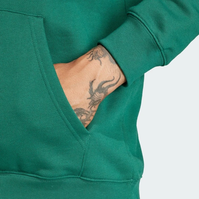 adidas Adicolor Classics Trefoil Hoodie collegiate green (Herren)