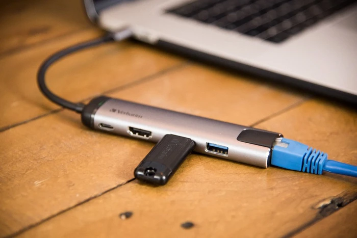 Verbatim Multiport Hub, USB-C 3.0 [Stecker]