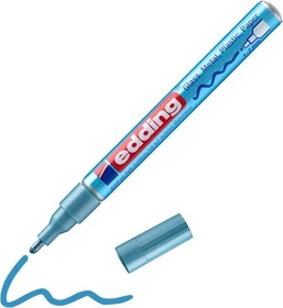 edding 751 Glanzlackmarker blau metallic