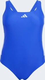 adidas 3-Streifen C-Back Badeanzug semi lucid blue/violet tone (Damen)