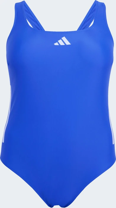 adidas 3-Streifen C-Back Badeanzug semi lucid blue/violet tone (Damen)