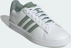 adidas Grand Court 2.0 cloud white/silver grey/olive strata