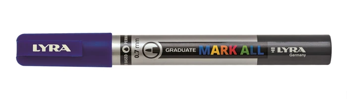 Lyra Graduate Mark All Permanentmarker 0.7mm dunkelblau