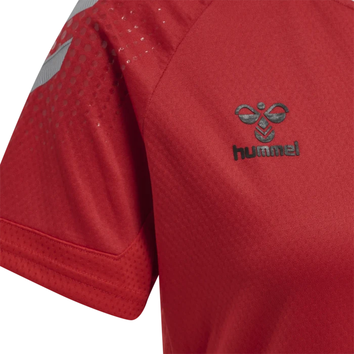 hummel Lead Poly Trikot kurzarm true red (Damen)