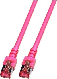 EFB Elektronik Patchkabel, Cat6, S/FTP, RJ-45/RJ-45, 10m, rosa