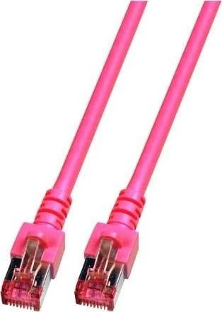 EFB Elektronik Patchkabel, Cat6, S/FTP, RJ-45/RJ-45, 10m, rosa