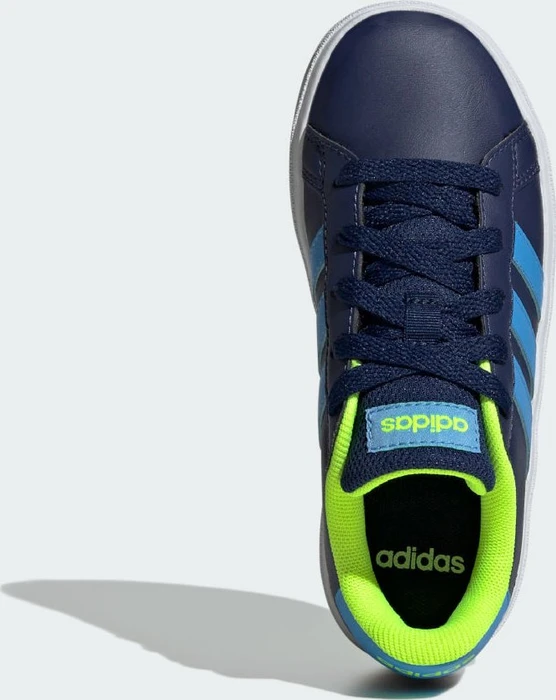 adidas Grand Court Lifestyle Tennis Lace-Up dark blue/blue burst/lucid lemon (Junior)