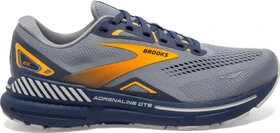 Brooks Adrenaline GTS 23 grey/crown blue/orange (Herren)