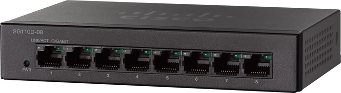 Cisco SG110 Desktop Gigabit Switch, 8x RJ-45