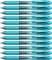 Pentel EnerGel X BL107 0.7mm/0.35mm Gelroller türkis/transparent, 12er-Pack Vorschaubild