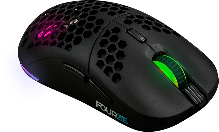 FourZE GM900 Wireless Gaming Mouse schwarz, USB
