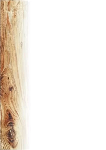 Sigel Motiv Oak Wood Kunstdruckpapier weiß, A4, 90g/m², 100 Blatt
