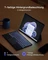 Inateck Tablet Tastatur mit Touchpad für Windows/iPad OS/Android, grau, DE Vorschaubild