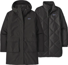 Patagonia Pine Bank 3-in-1 Funktionsmantel schwarz (Damen)