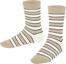 Falke Simple Stripes Socken sand mel. (Junior)