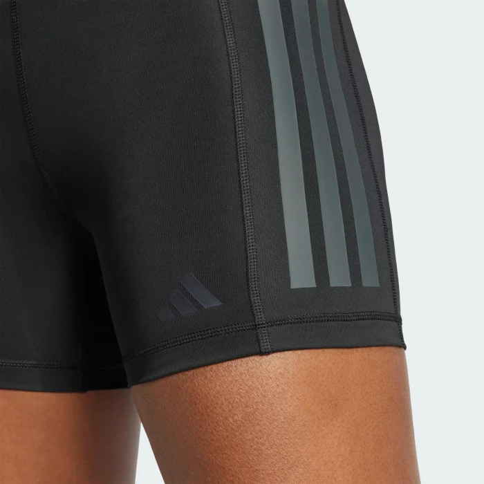 adidas Optime 3-Streifen Hose kurz schwarz (Damen)