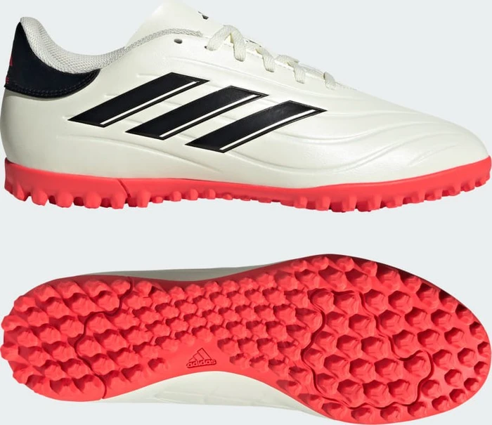 adidas Copa Pure II Club TF ivory/core black/solar red