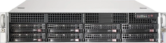 Supermicro SuperChassis 825TQC-600LPB, grau/schwarz, 2HE, 1x 600W