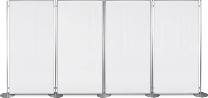Magnetoplan Professional Hygiene-Raumtrenner, transparent, 100x200cm