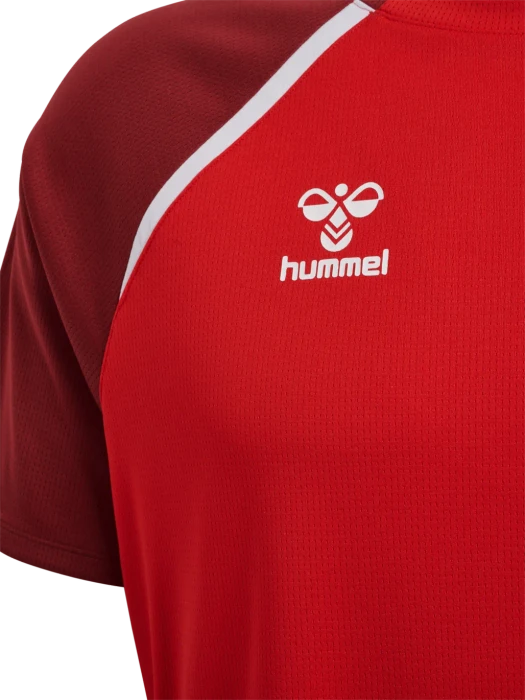 hummel Lead 2.0 Funktionsshirt kurzarm true red/maroon (Herren)