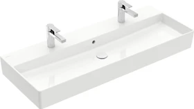 Villeroy & Boch Memento 2.0 Handwaschbecken 1200x470x150mm, mit Überlauf, weiß alpin ceramicplus