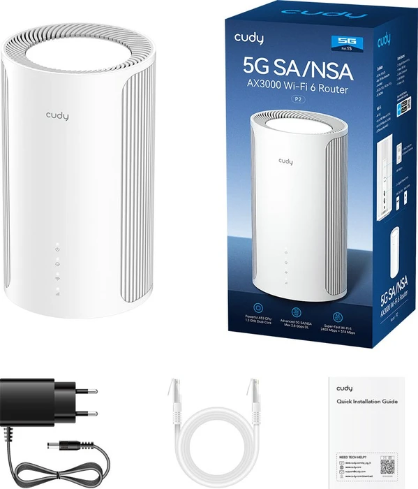 Cudy P2, 5G, AX3000