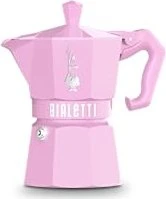 Bialetti Exclusive Moka Express 3 Tassen Espressokanne rosa