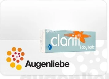 Cooper Vision Sauflon Clariti 1 day toric, -2.00 Dioptrien, 30 Stück