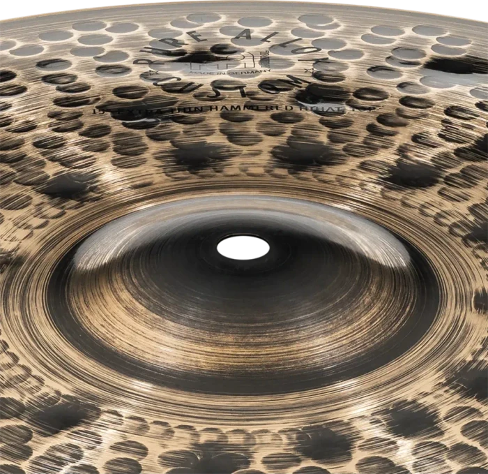 Meinl Pure Alloy Custom Extra Thin Hammered Hi-Hat 15"