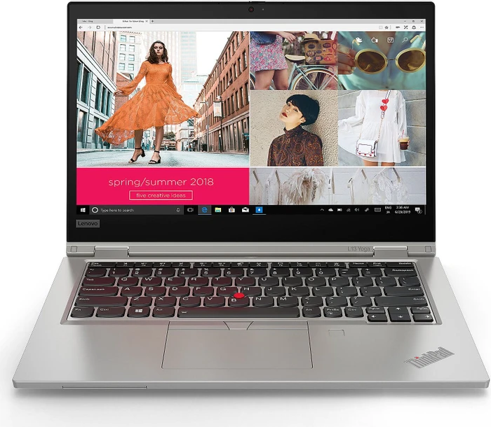 Lenovo ThinkPad L13 Yoga G2 (Intel), silber, Core i5-1135G7, 8GB RAM, 256GB SSD, DE