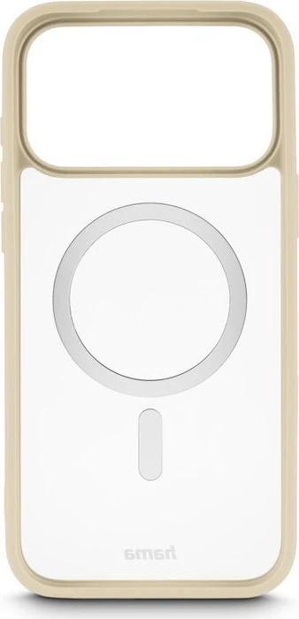 Hama Handyhülle Frame Protect magnetisch für Apple iPhone 17 Pro Max transparent/beige